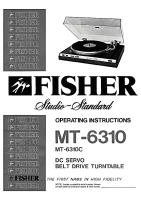 Fisher MT-6310 - Owners Manual 